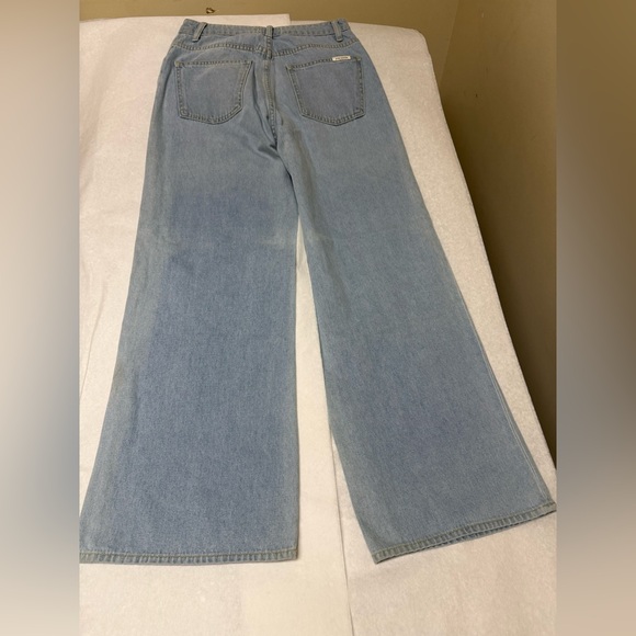 Eve The Charlotte Light Blue High-Waisted Wide-Leg Jeans💥 - Picture 3 of 11